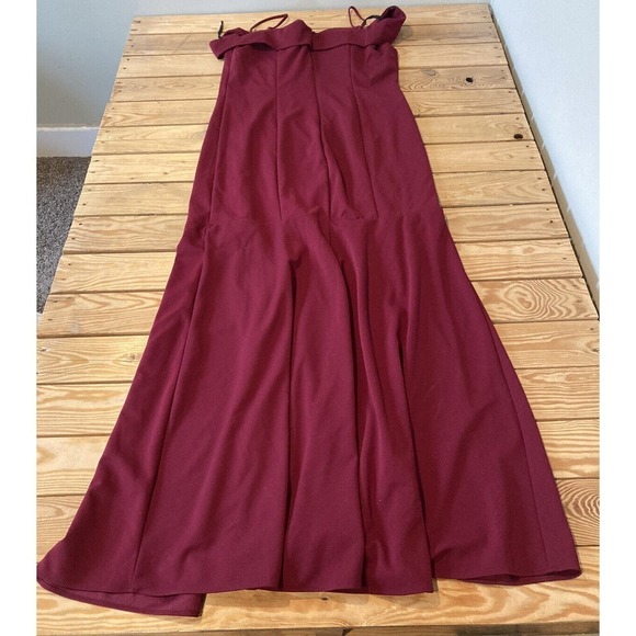 Vintage Eureka Sleeveless Long Gown Size 3XL Women’s Burgundy - Picture 2 of 6